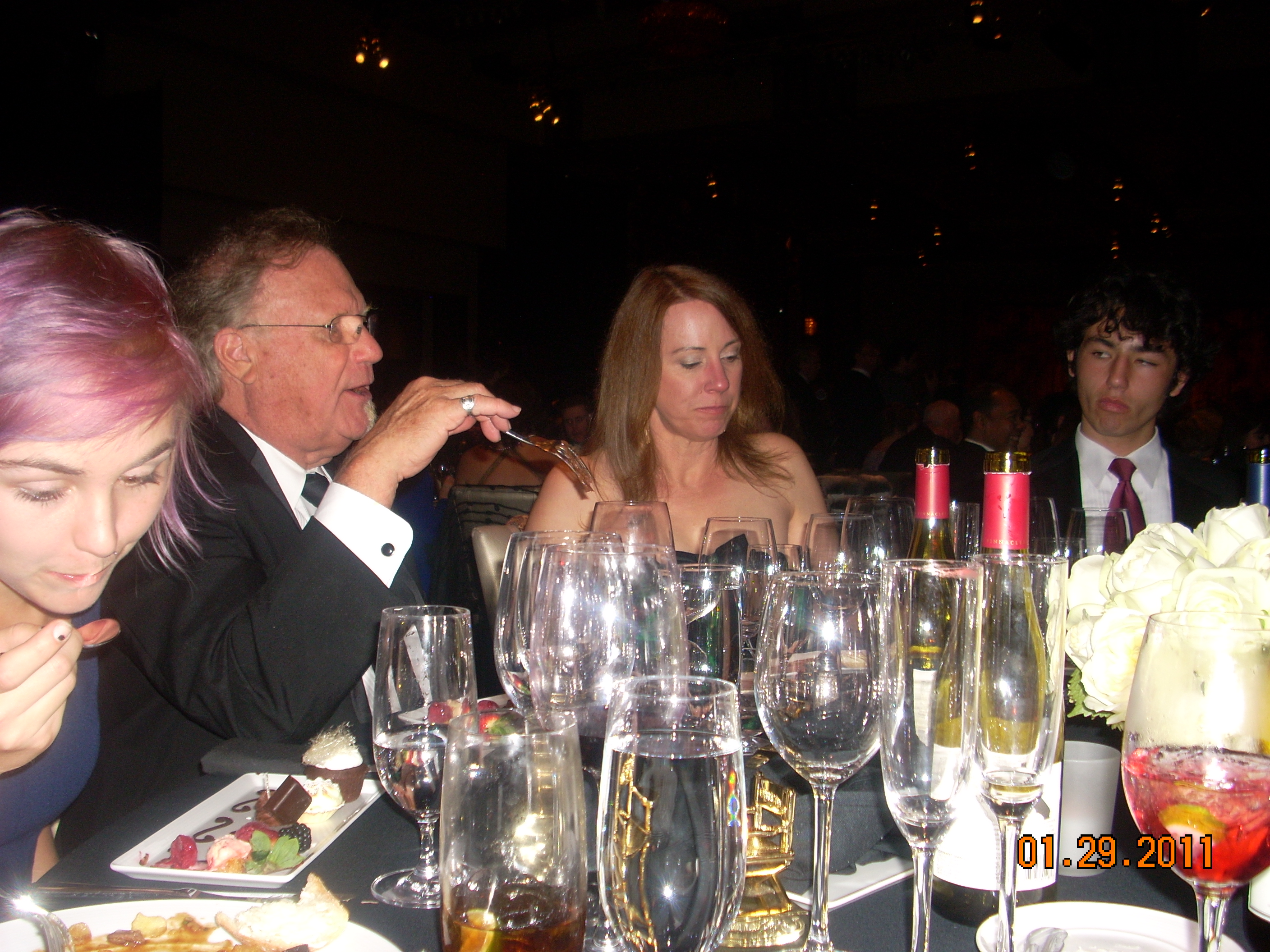 Vern Gillum, Susan Murphy and Remy Gillum at the 2010 