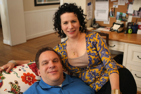 Still of Susie Essman and Jeff Garlin in Curb Your Enthusiasm (1999)