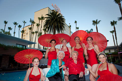 Betty Garrett and Esther Williams