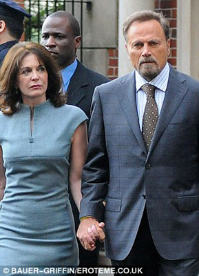 Kathleen Garrett & Franco Nero as Dominique Strauss Kahn and Anne Sinclaire in the Law & Order, SVU season opener on the Dominique Strauss Kahn sex scandal.