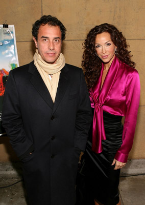 Matteo Garrone and Sofia Milos at event of Gomorra (2008)
