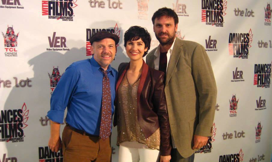 At Dances with Films Film Festival representing 'Like' with David Garry , Dagney Kerr and Chris Emerson.