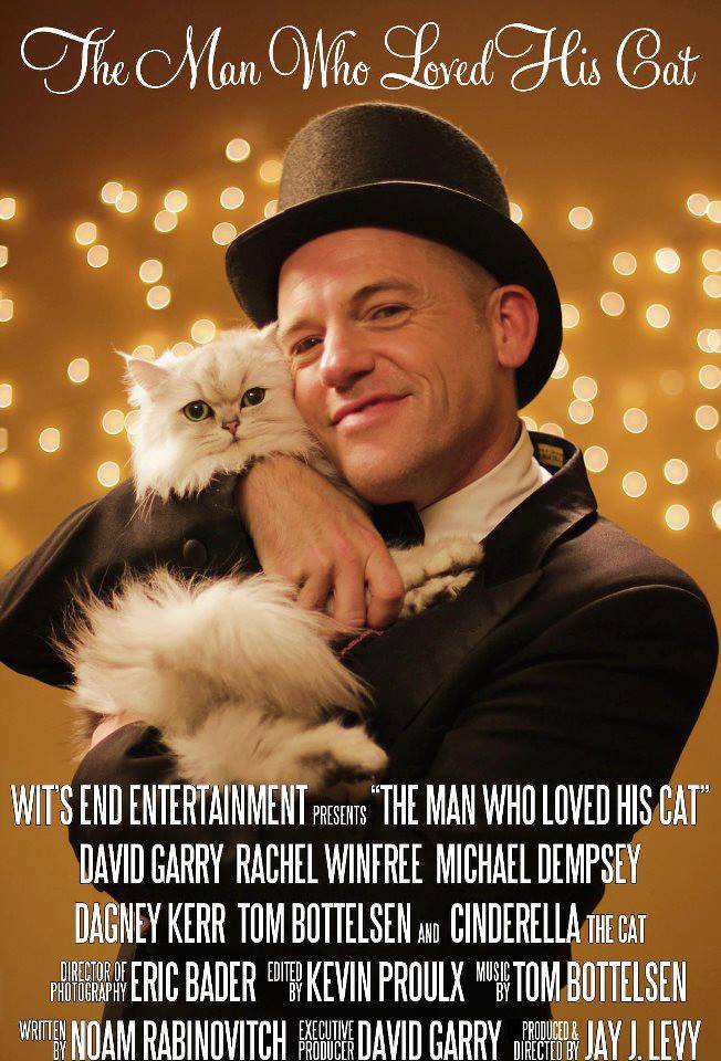 Promotional Poster for 'The Man Who Loved His Cat' - David Garry