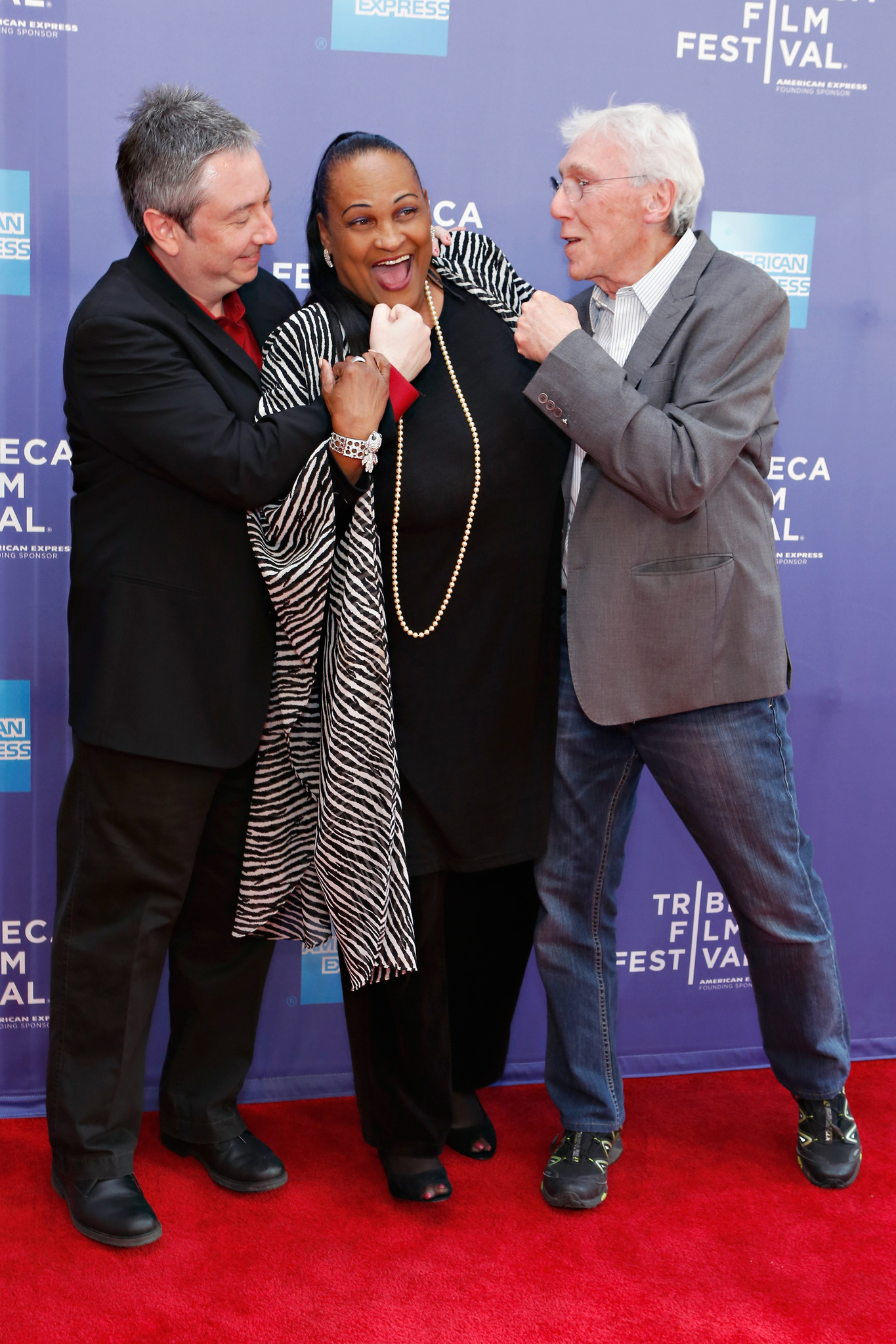 Leon Gast, Bill Siegel and Khalilah 'Belinda' Ali at event of The Trials of Muhammad Ali (2013)