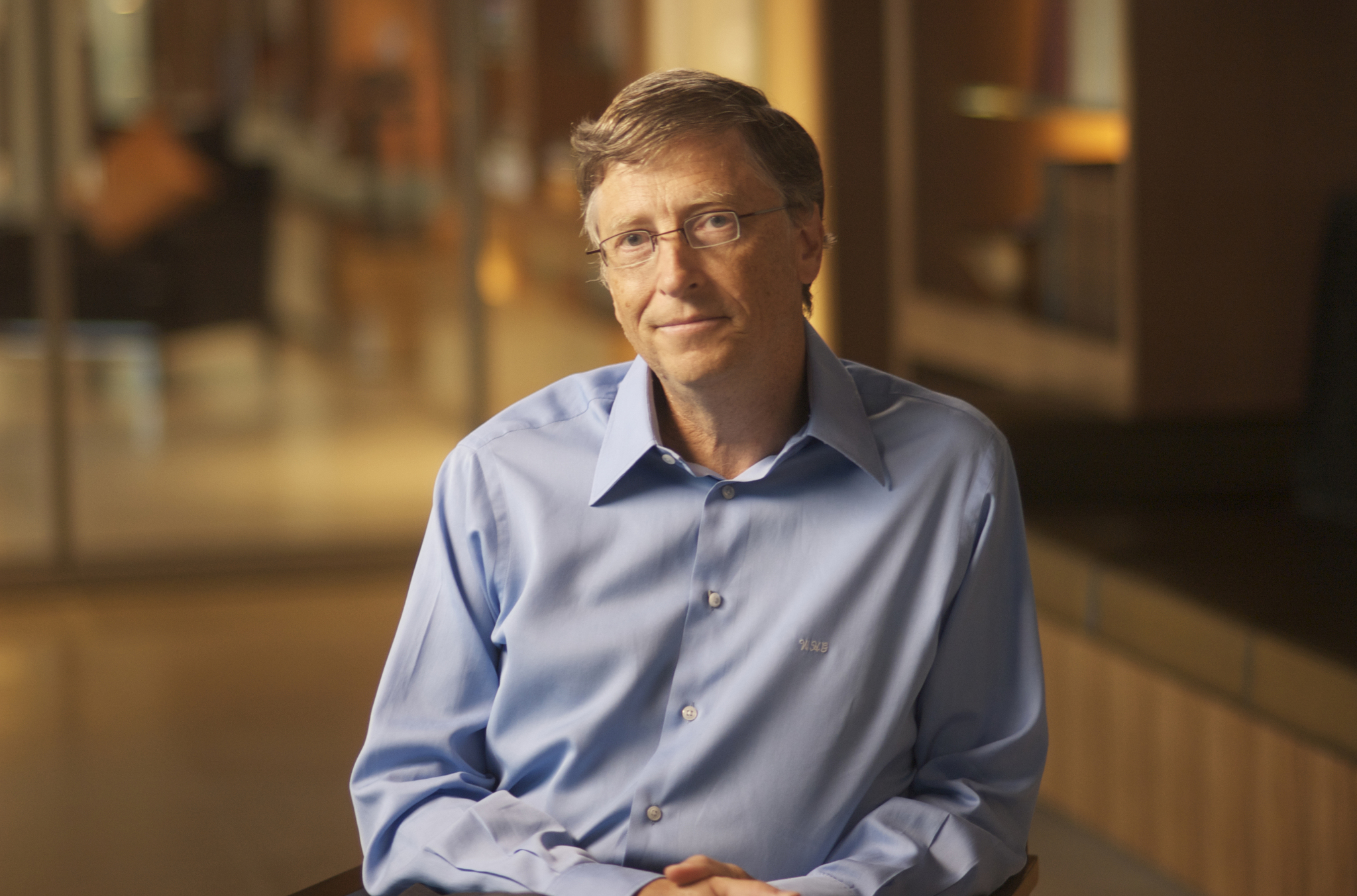 Still of Bill Gates in Waiting for 'Superman' (2010)