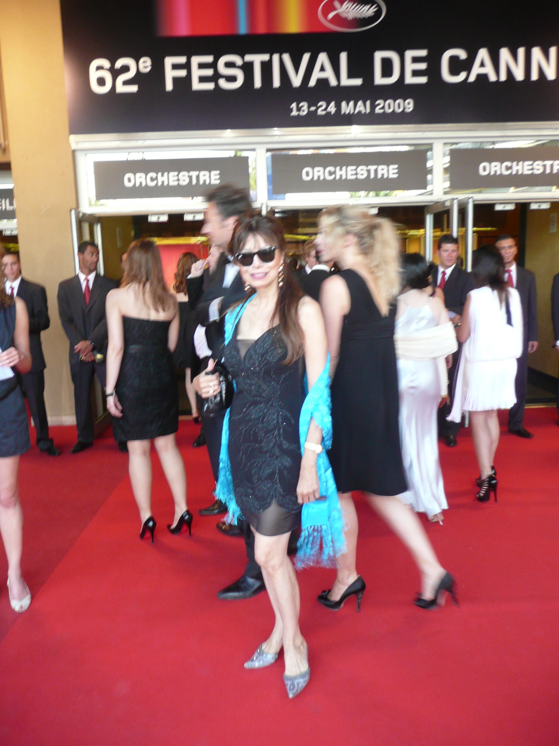Cassandra Gava at Cannes Film Festival, May 2009