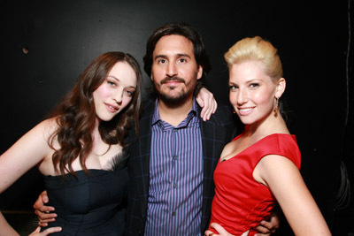 Ari Graynor, Peter Sollett and Kat Dennings at event of Nick and Norah's Infinite Playlist (2008)