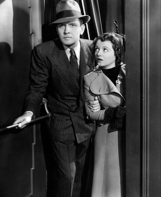 Still of Janet Gaynor and Fredric March in A Star Is Born (1937)