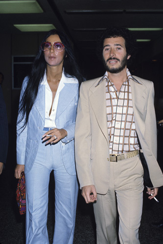 Cher and David Geffen circa 1970s