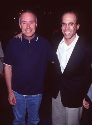 Jeffrey Katzenberg and David Geffen at event of Taikdarys (1997)