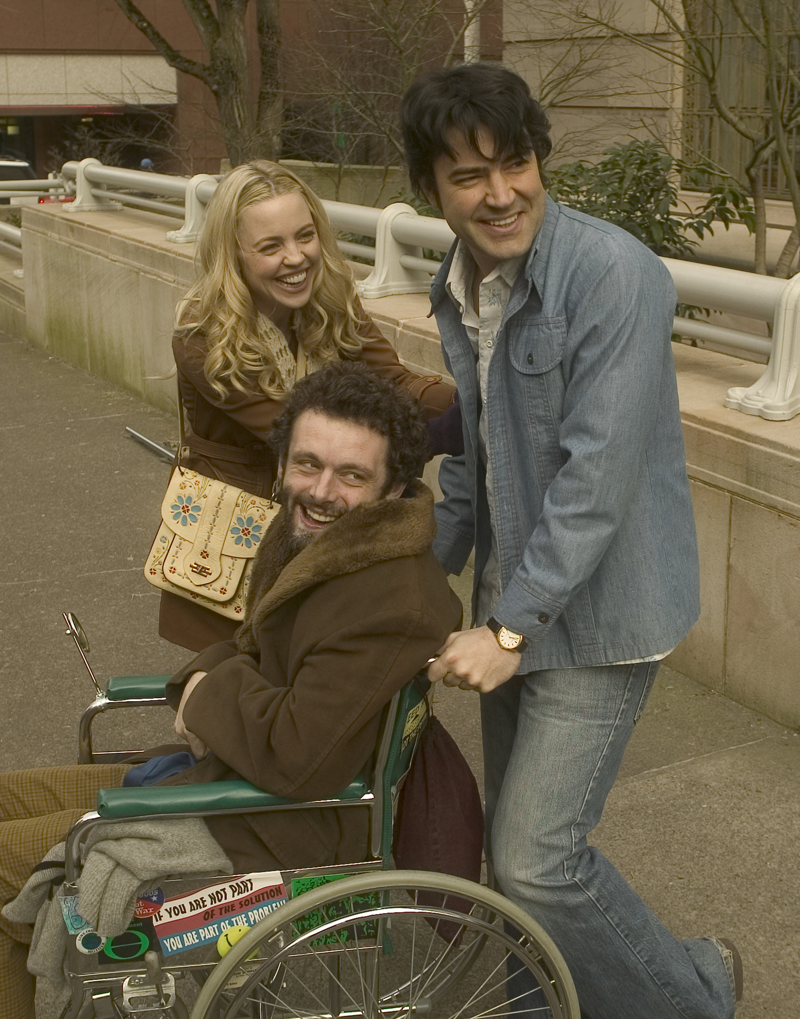 Still of Melissa George, Ron Livingston and Michael Sheen in Music Within (2007)