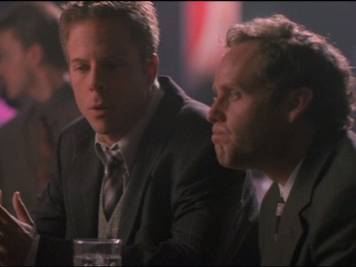 Still of Peter MacNicol and Greg Germann in Ally McBeal (1997)