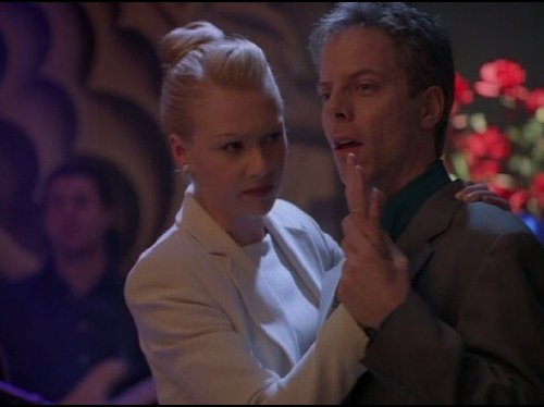 Still of Portia de Rossi and Greg Germann in Ally McBeal (1997)