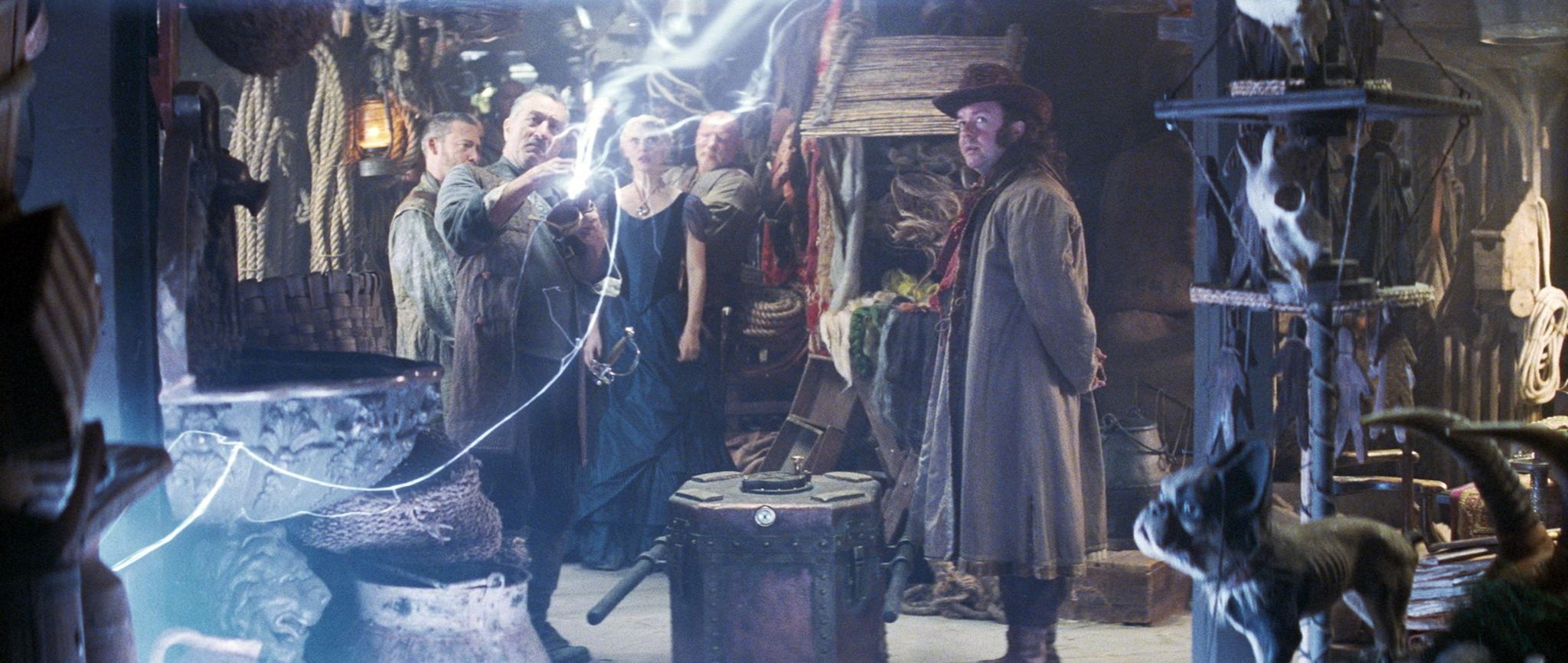 Still of Claire Danes, Robert De Niro and Ricky Gervais in Zvaigzdziu dulkes (2007)