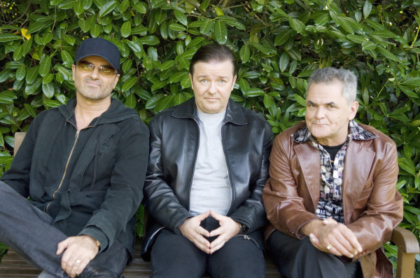 Gerard Kelly, Ricky Gervais and George Michael in Extras: The Extra Special Series Finale (2007)