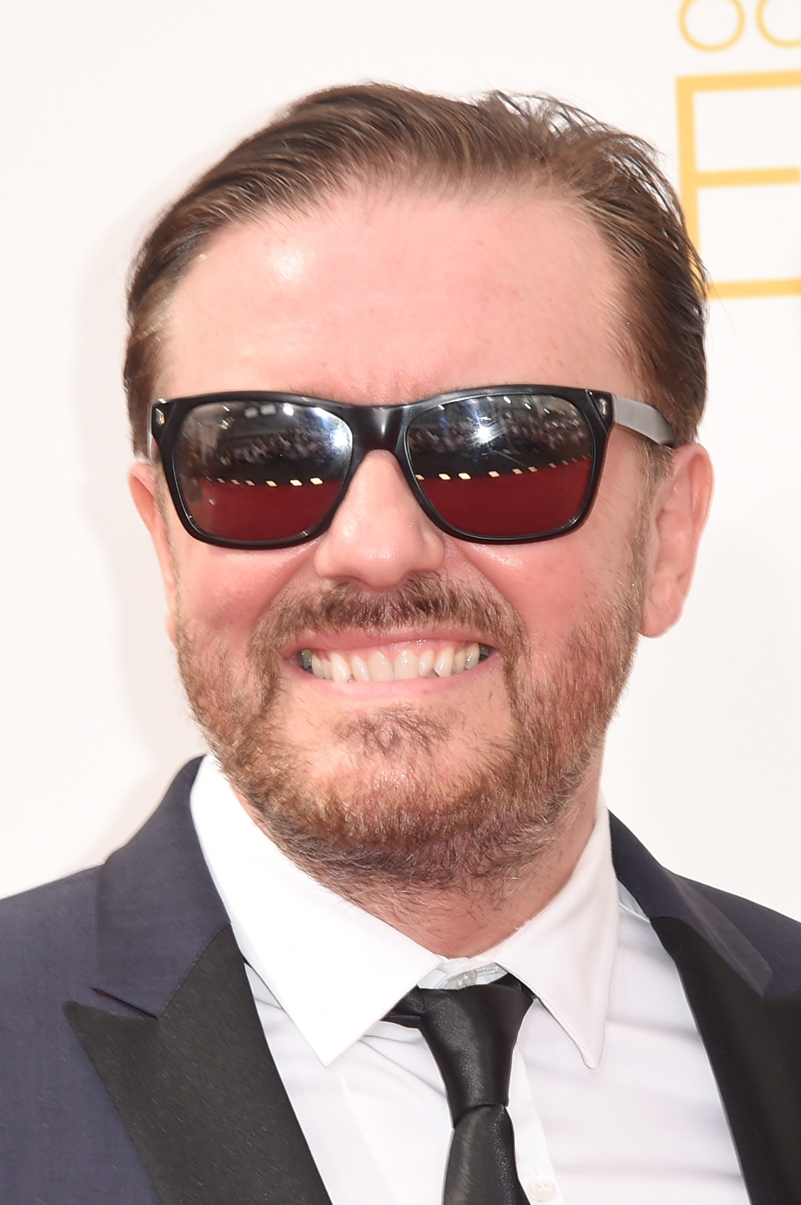 Ricky Gervais at event of The 66th Primetime Emmy Awards (2014)