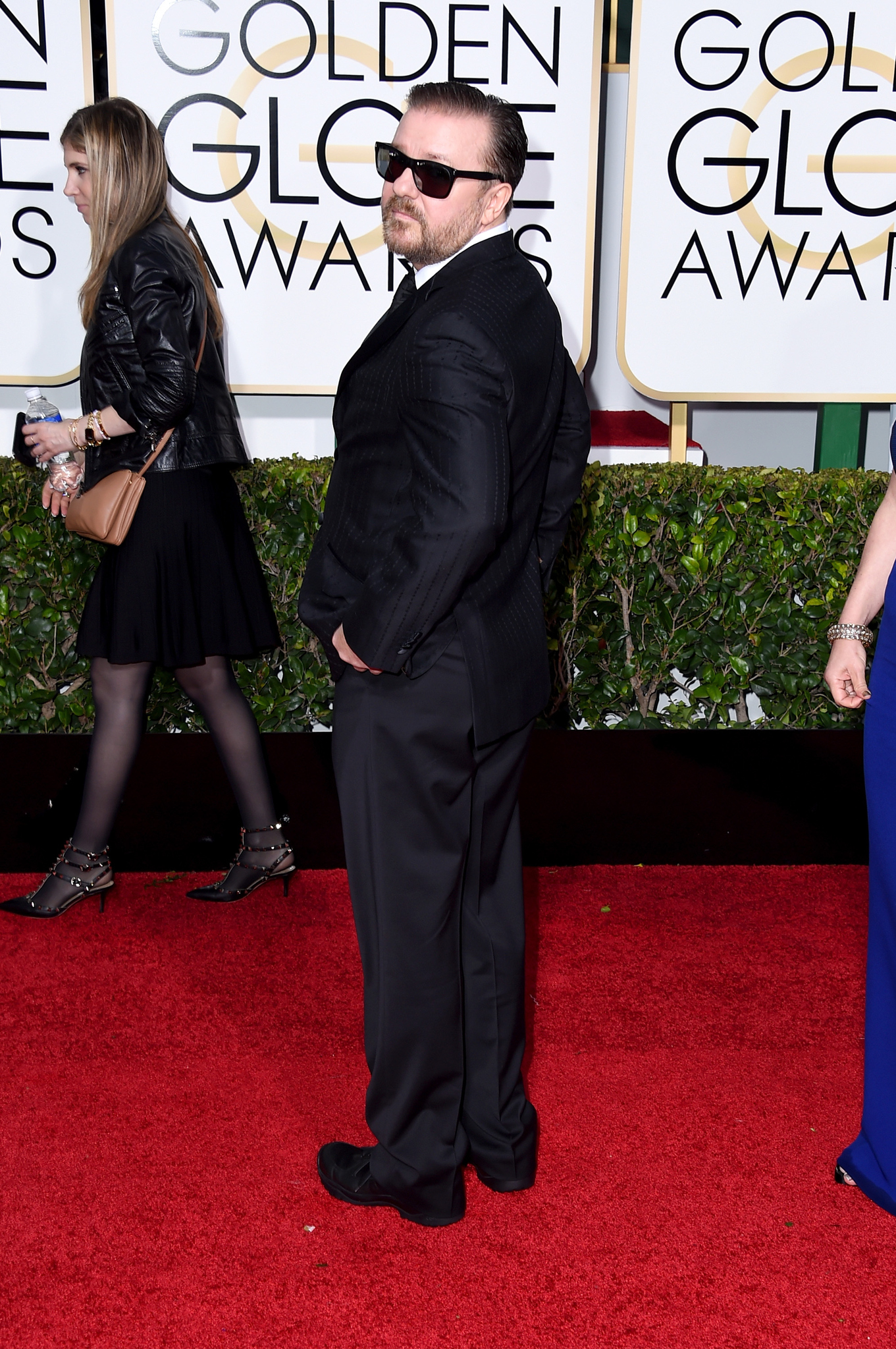 Ricky Gervais at event of The 72nd Annual Golden Globe Awards (2015)
