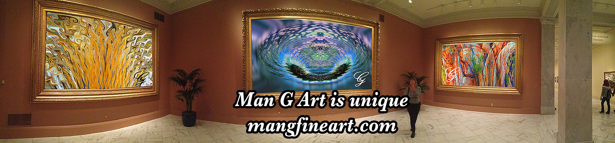 As you can see, Man G Art is a unique and non-reproducible Art and can be utilized in a variety of different forms and fashion.