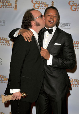 Terrence Howard and Paul Giamatti at event of The 66th Annual Golden Globe Awards (2009)