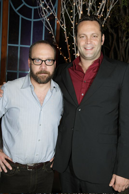 Vince Vaughn and Paul Giamatti at event of Fredo Kaledos (2007)