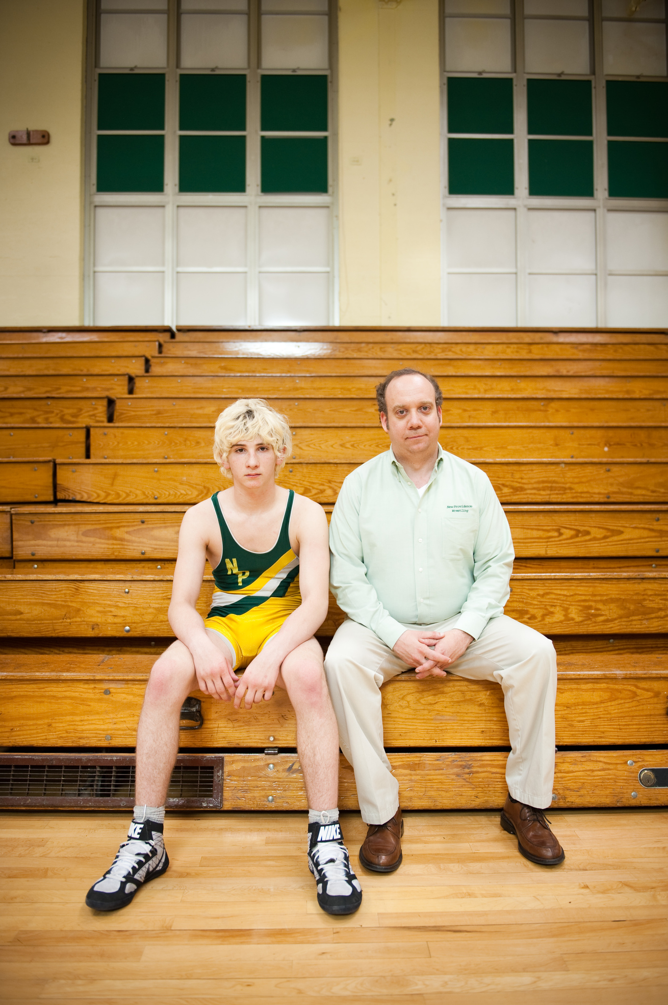 Still of Paul Giamatti and Alex Shaffer in Win Win (2011)