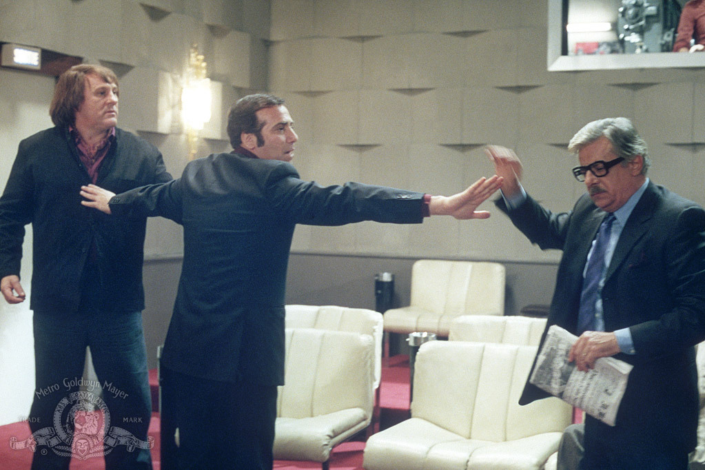 Still of Gérard Depardieu and Giancarlo Giannini in CQ (2001)
