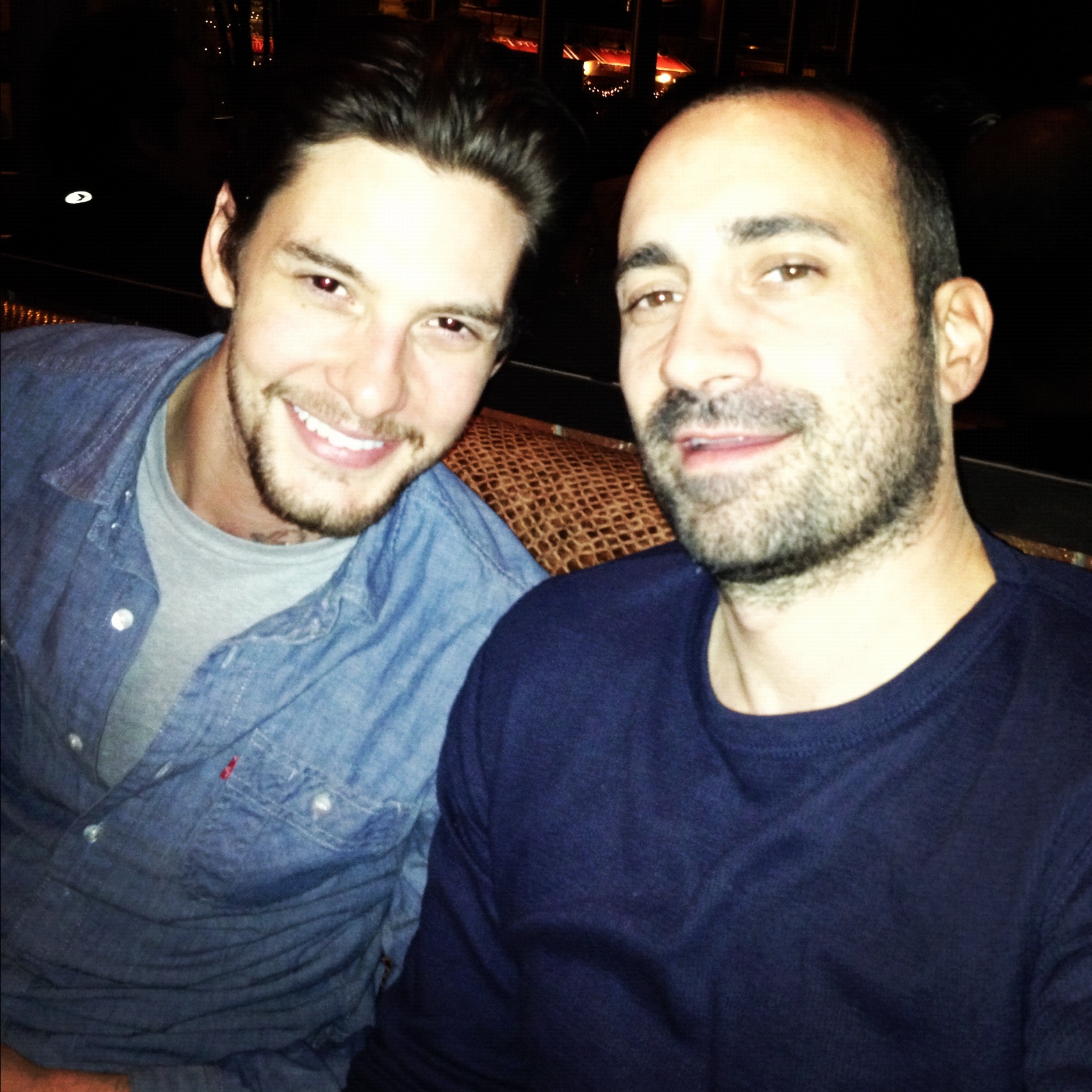 With my pal Ben Barnes/ from God Only Knows...