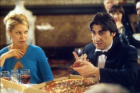 Still of Lucy Bell and Nick Giannopoulos in The Wog Boy (2000)