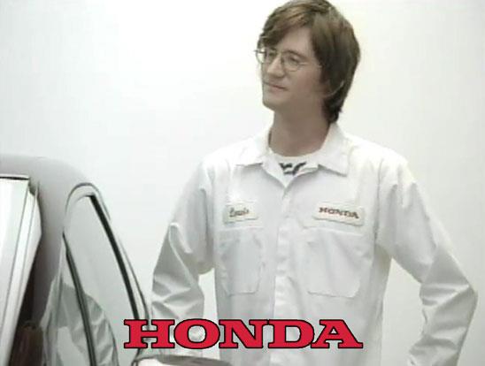 Brett Gilbert in Honda commercial.