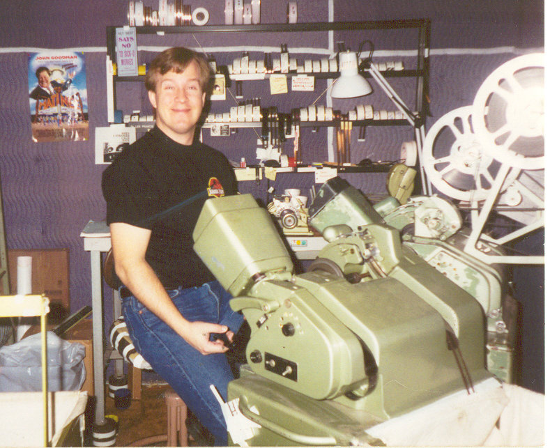 In the fun room at the Corman barn. Circa 1993.