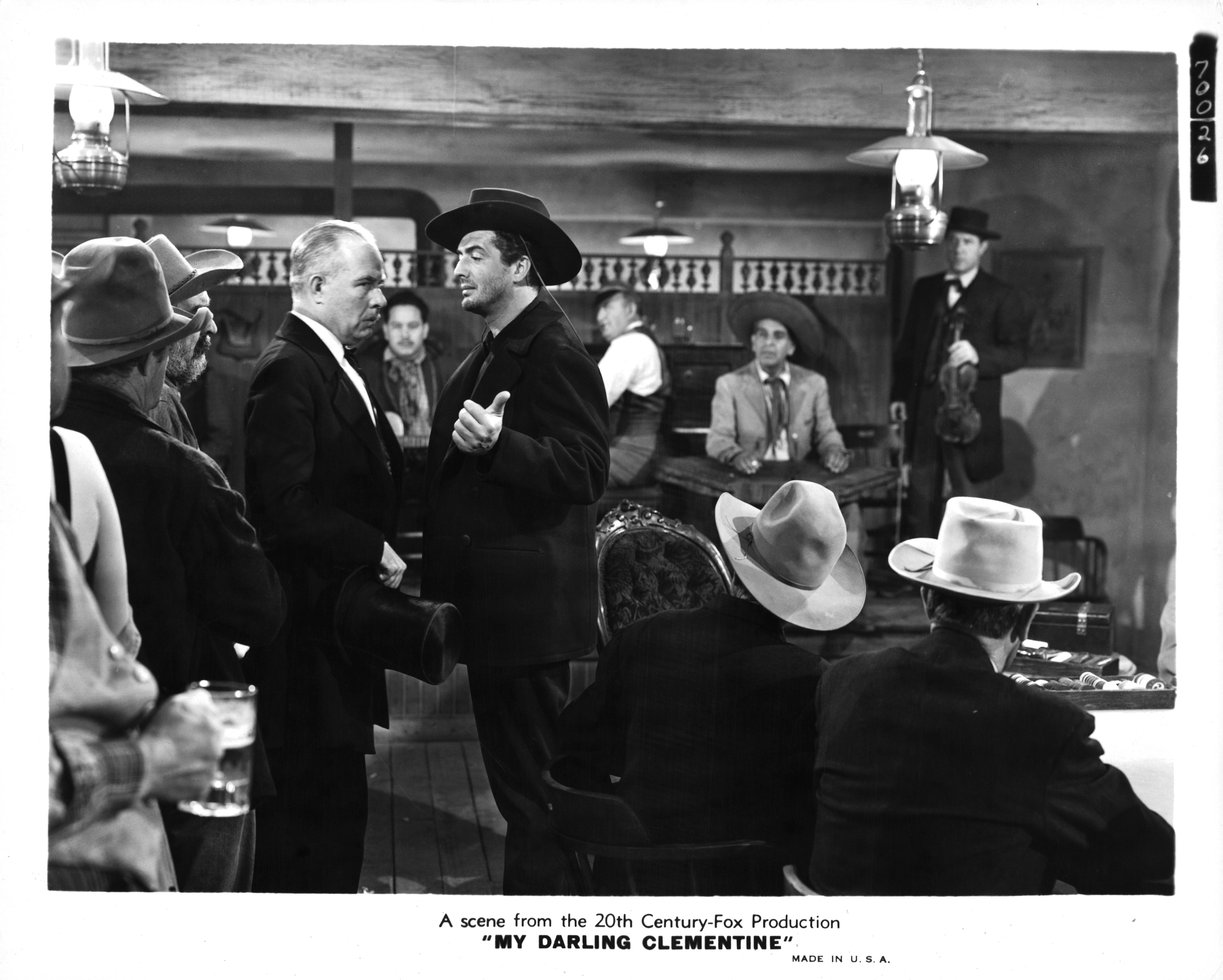 Still of Victor Mature, Frank Conlan, William B. Davidson, James Dime and Aleth Hansen in My Darling Clementine (1946)