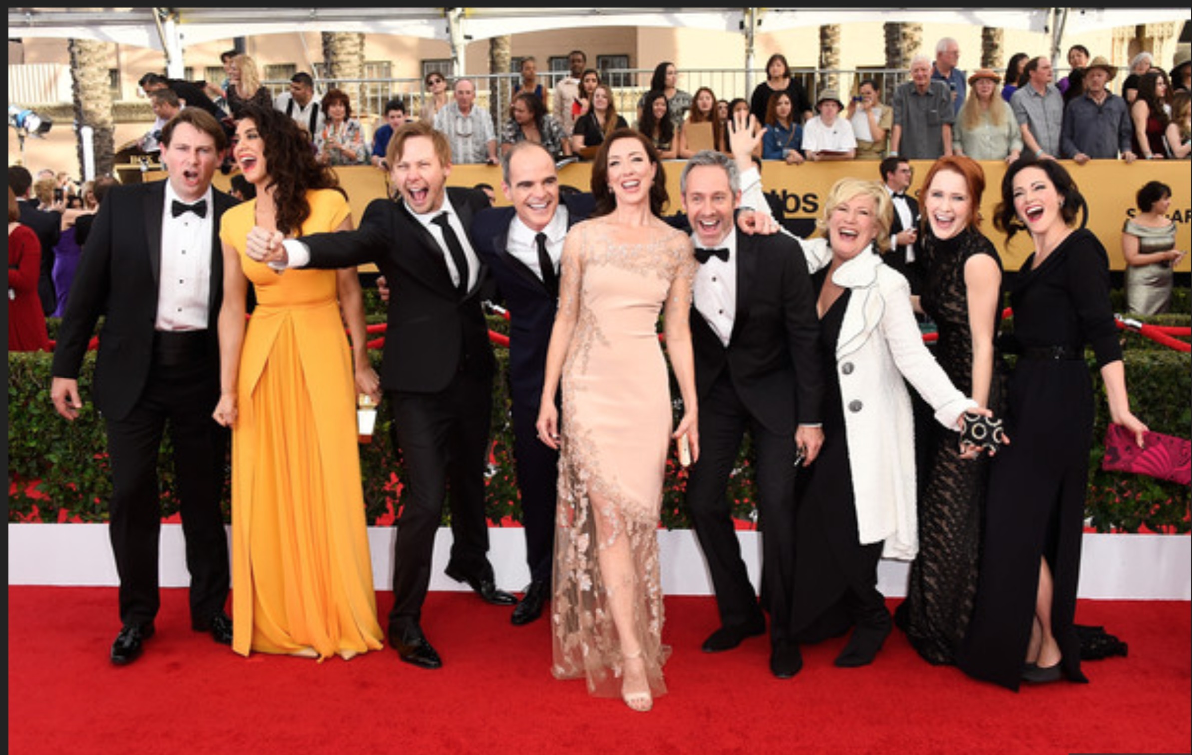 SAG Awards 2015 With cast of House of Cards