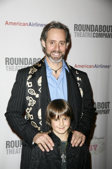 Michel Gill and son, Jeremy. Opening Night 