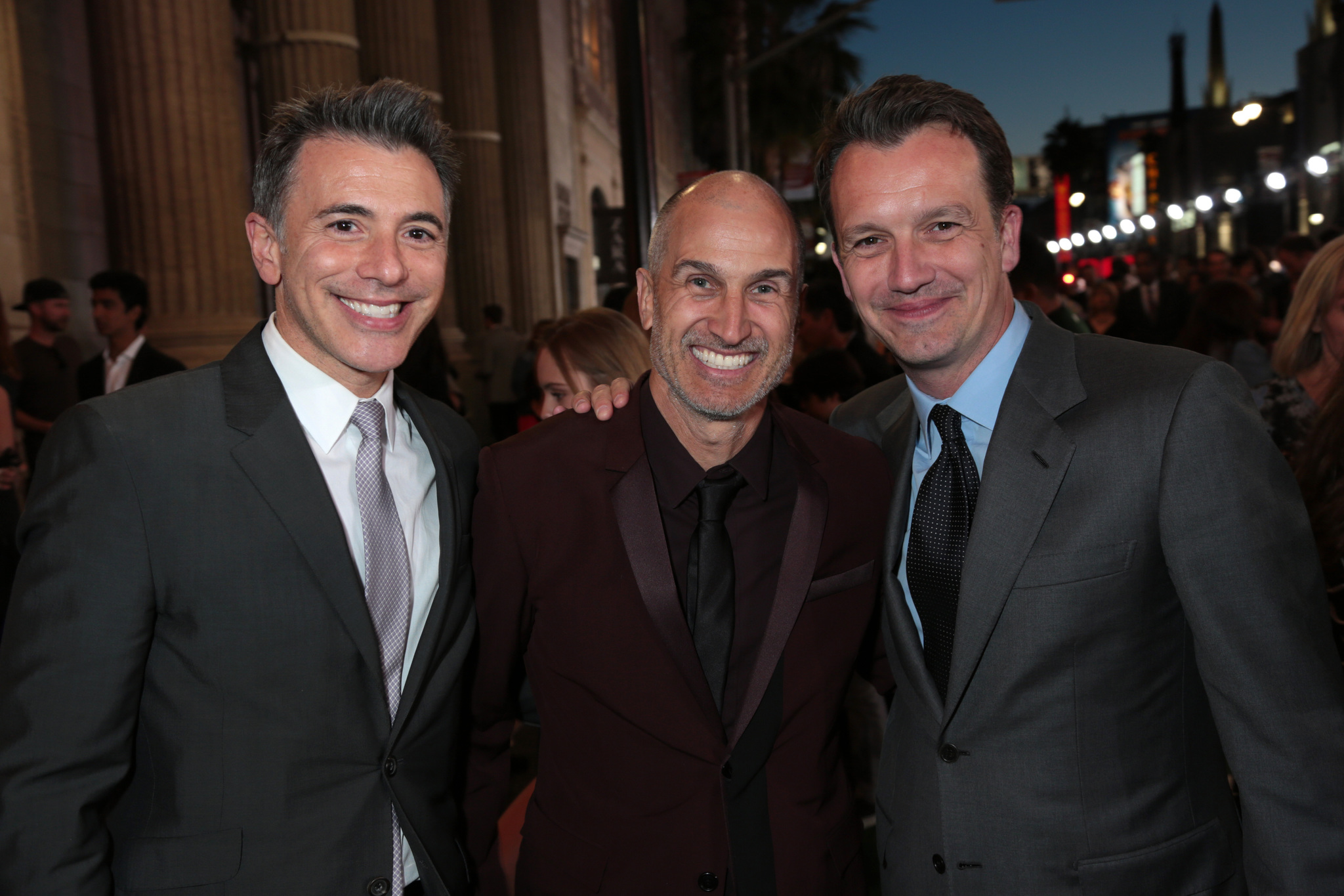 Sean Bailey, Craig Gillespie and Ricky Strauss at event of Million Dollar Arm (2014)