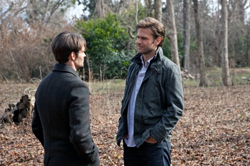 Still of Matthew Davis and Daniel Gillies in Vampyro dienorasciai (2009)