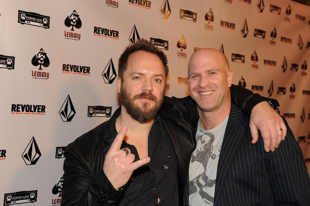 Bruno Gunn and Director Greg Olliver at the LEMMY Premier. 49% Motherf**ker 51% Son of a Bitch