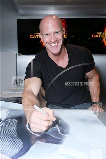 Bruno Gunn seen at Lionsgate's 'Catching Fire' Talent Signing and Fan Meet and Greet at 2013 Comic-Con, on Thursday, July, 18, 2013 in San Diego, Calif.