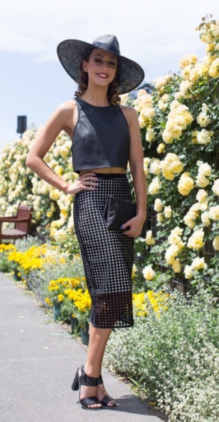 Isabella Giovinazzo at Emirates Stakes Day (2014)