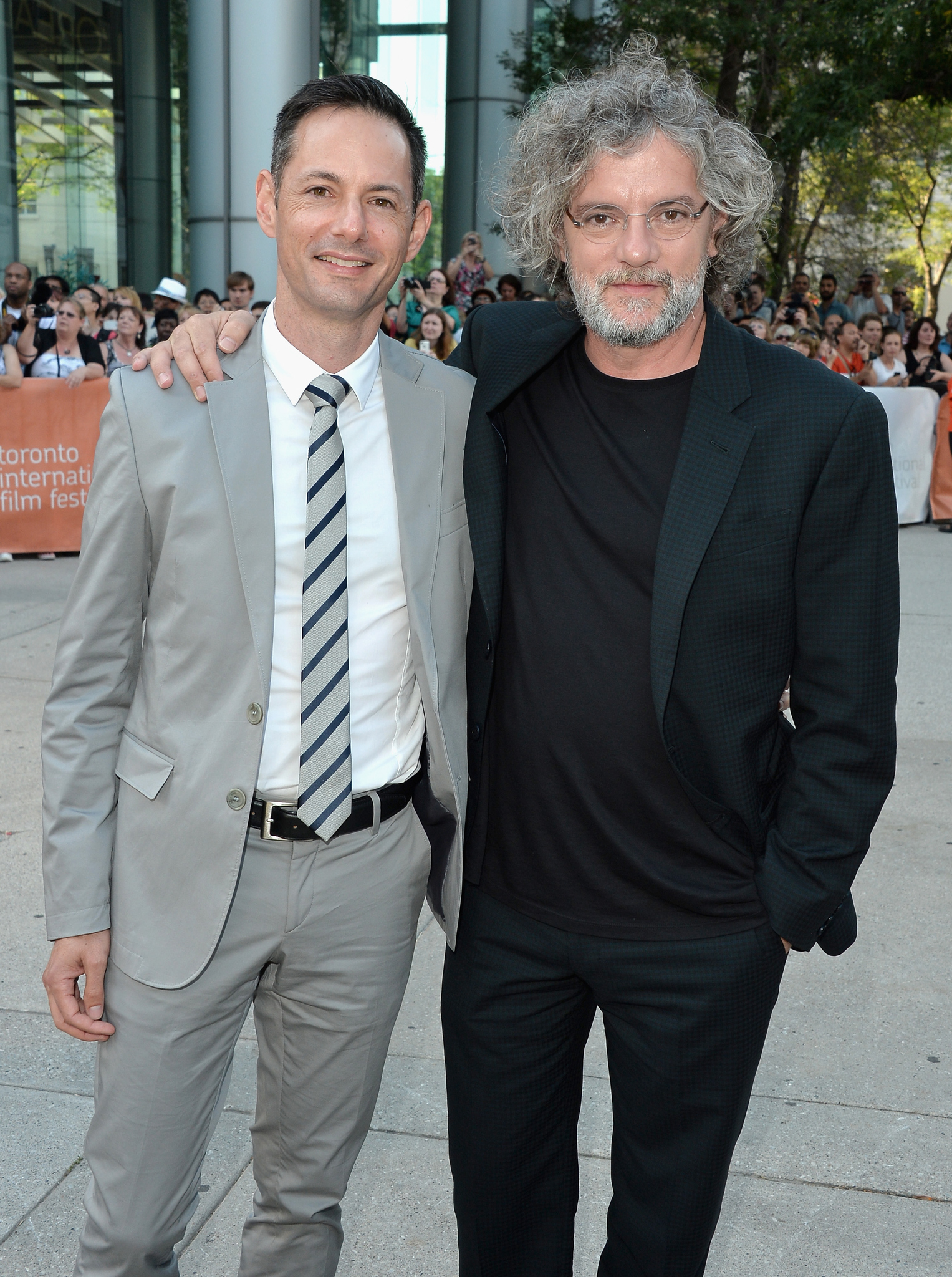 Francois Girard and Ben Ripley at event of Boychoir (2014)