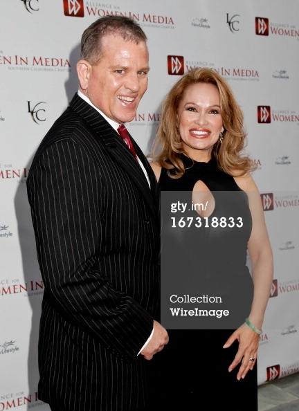 Lisa Christiansen and James VanAllen Bickford, IV at the Genii Awards