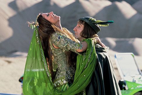 Liliana Komorowska as Sheherazade and Martin Drainville as Prince Ludovic in the Denise Filiatrault film ALICE'S ODYSSEY