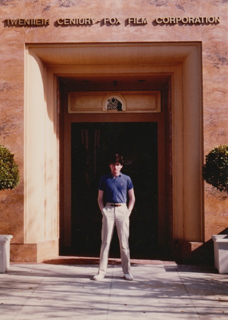 Allan Glaser at 20th Century Fox Studios, circa 1980s.