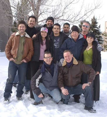 Richard Glatzer, Chalo González, David W. Ross, Jesse Garcia, Johnny Chavez, Emily Rios, Jesus Castanos and Araceli Guzman-Rico at event of Quinceañera (2006)