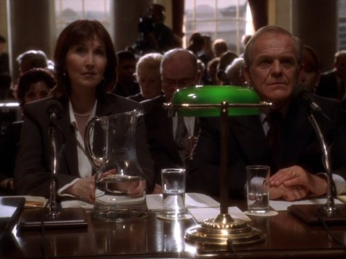 Still of Joanna Gleason and John Spencer in The West Wing (1999)