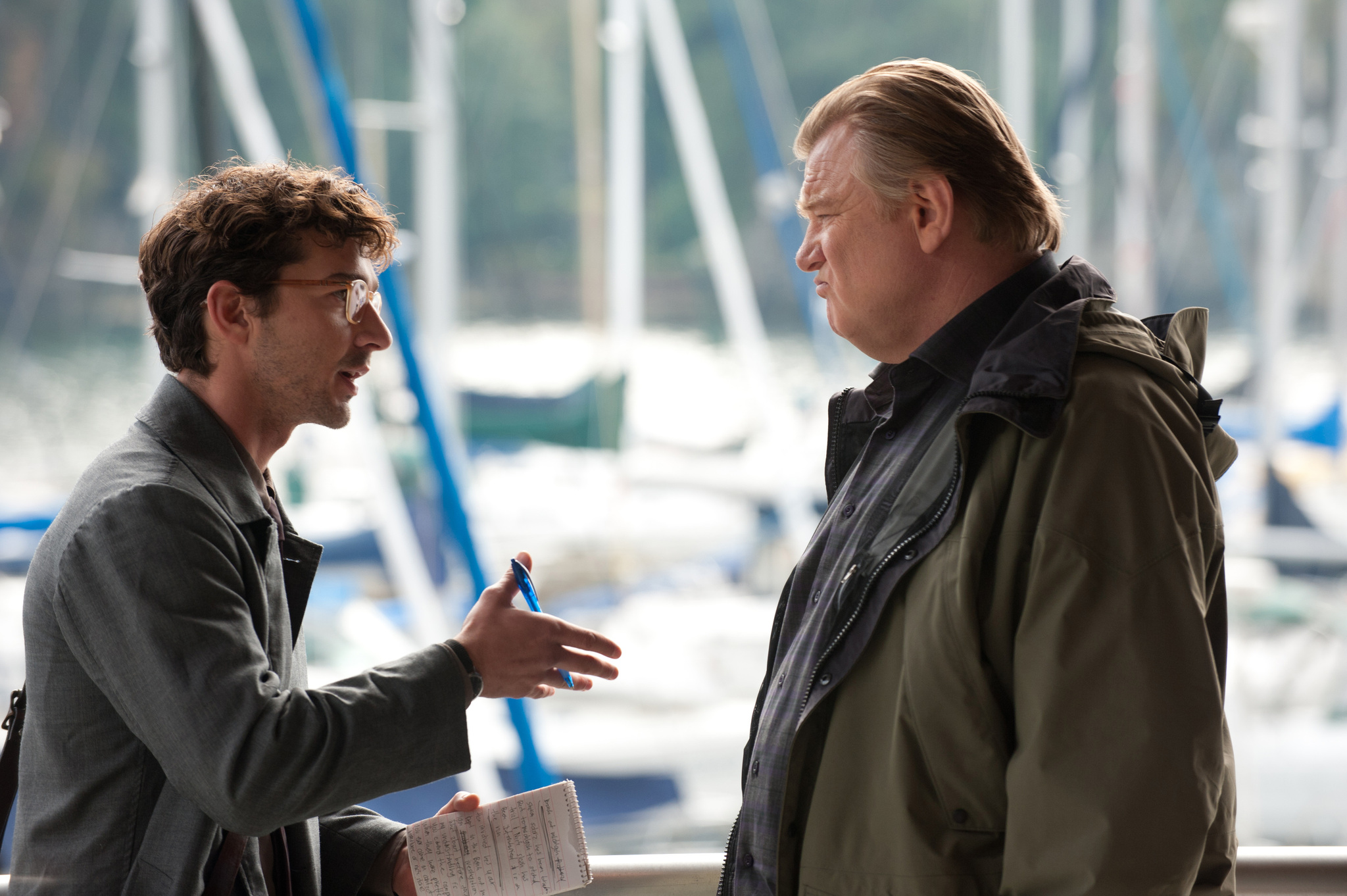 Still of Brendan Gleeson and Shia LaBeouf in The Company You Keep (2012)