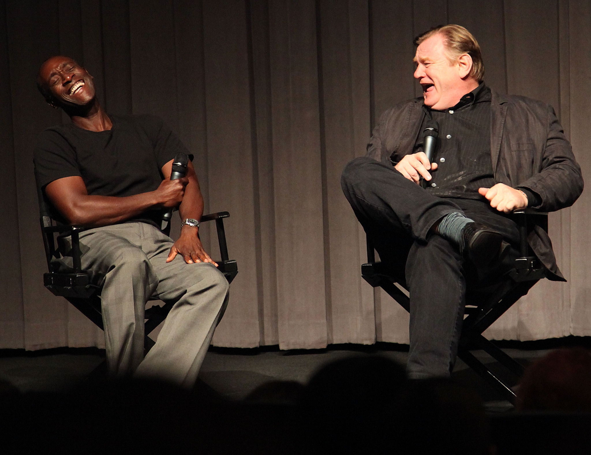 Don Cheadle and Brendan Gleeson at event of The Guard (2011)