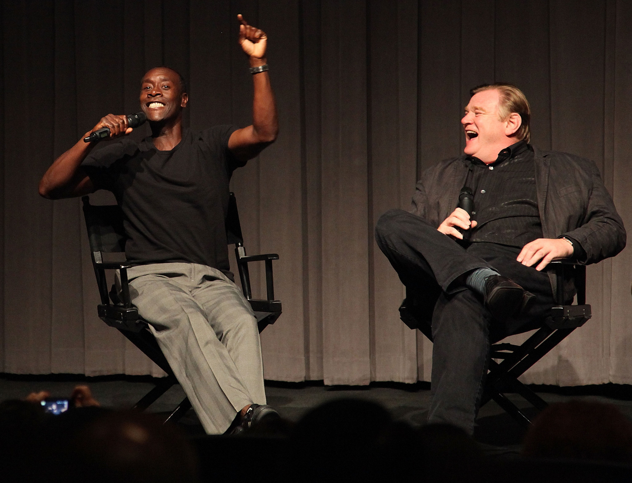 Don Cheadle and Brendan Gleeson at event of The Guard (2011)