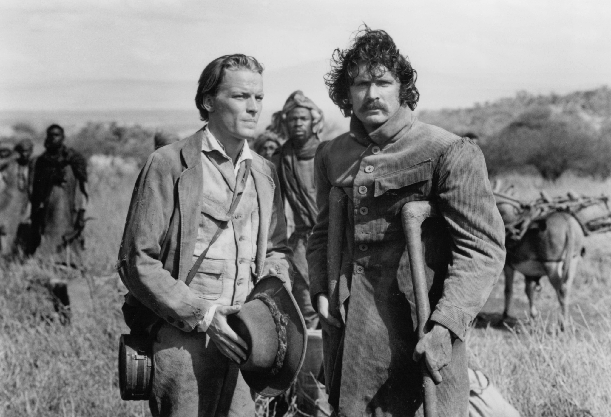 Still of Patrick Bergin and Iain Glen in Mountains of the Moon (1990)