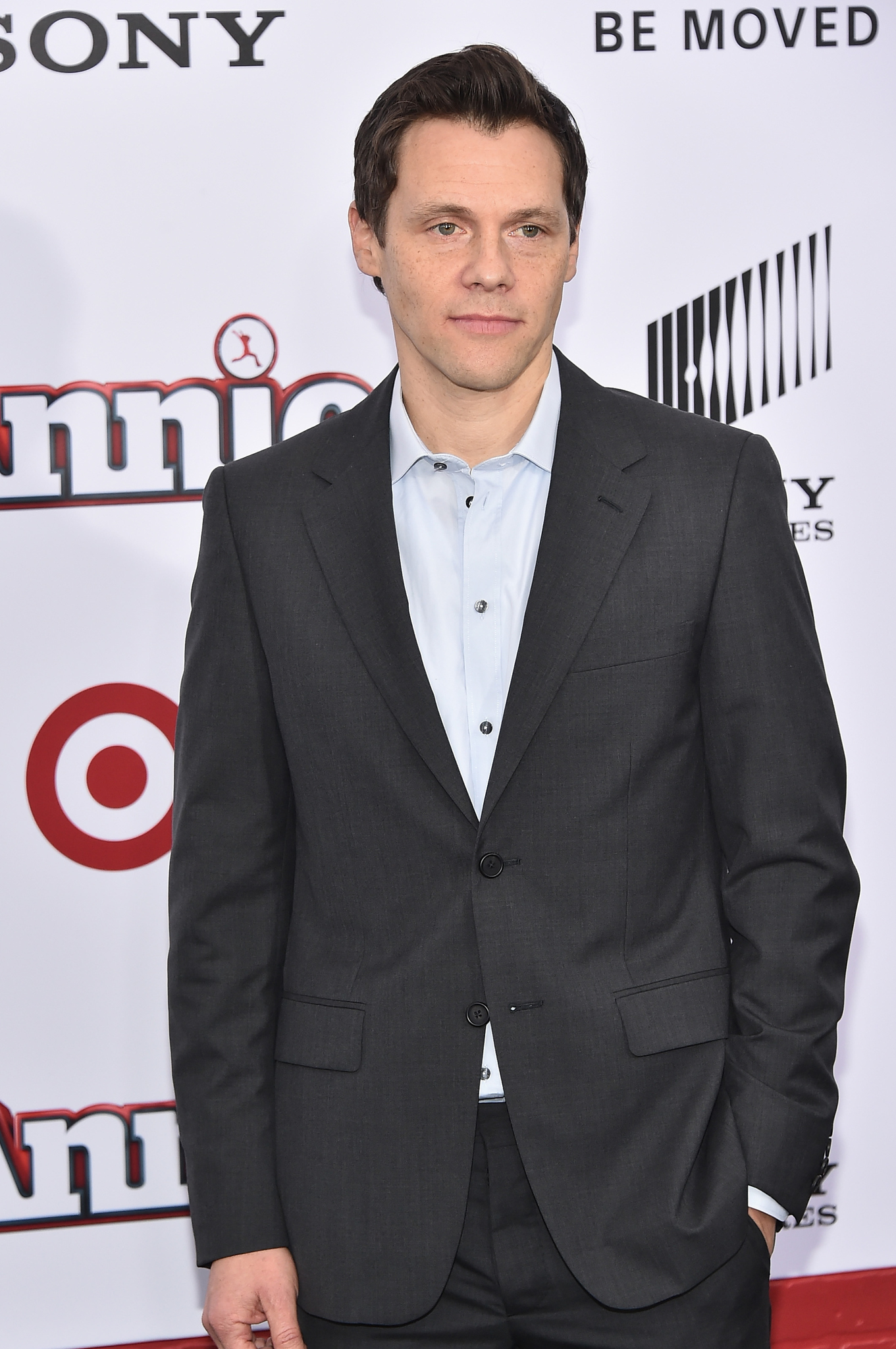 Will Gluck at event of Annie (2014)