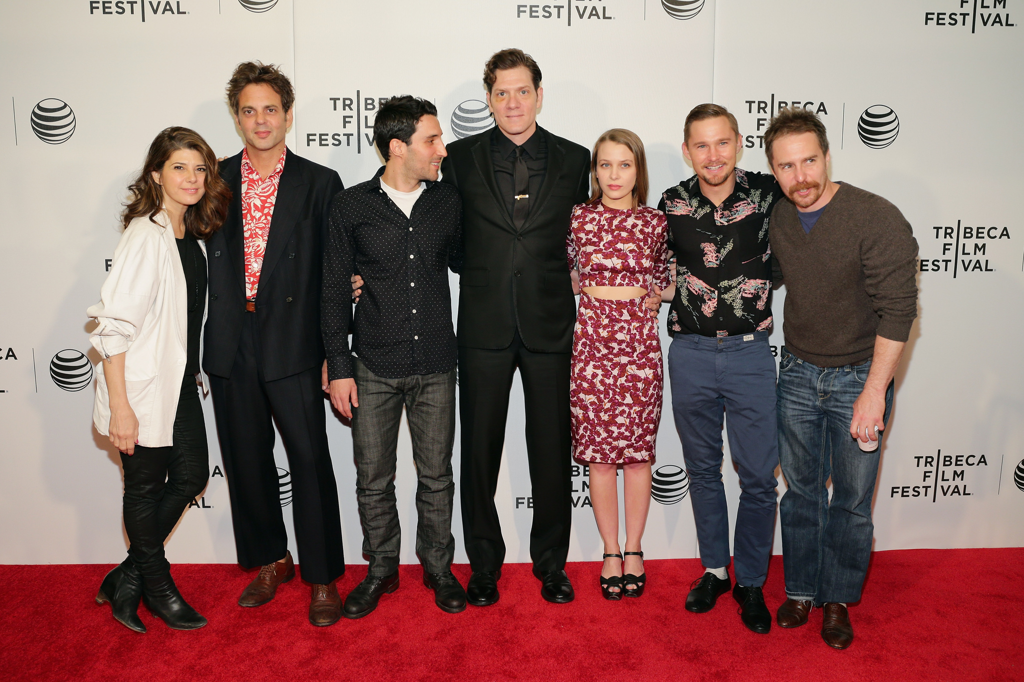 Marisa Tomei, Sam Rockwell, Michael Godere, Ivan Martin, Adam Rapp and Isabelle McNally